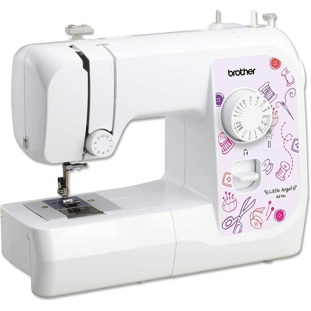 BROTHER Nähmaschine BROTHER KE14s - Nähmaschine mechanisch - weiß